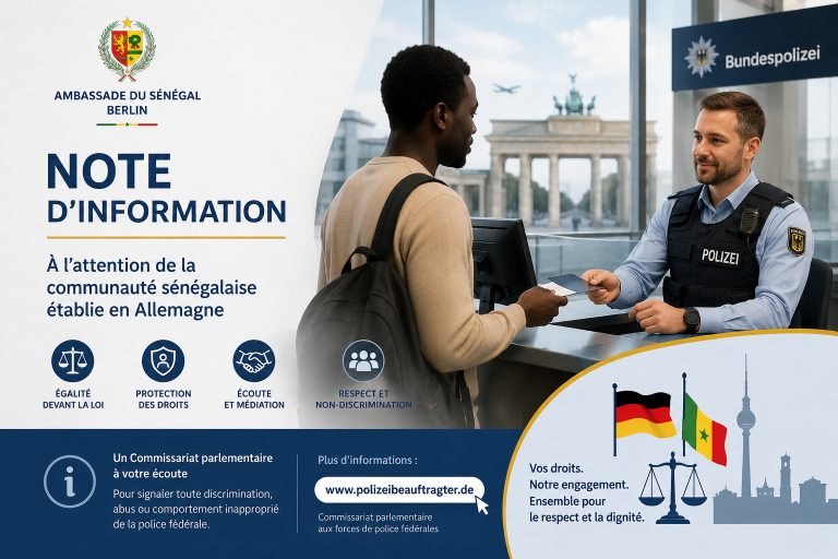 Note dinformation contre discrimination